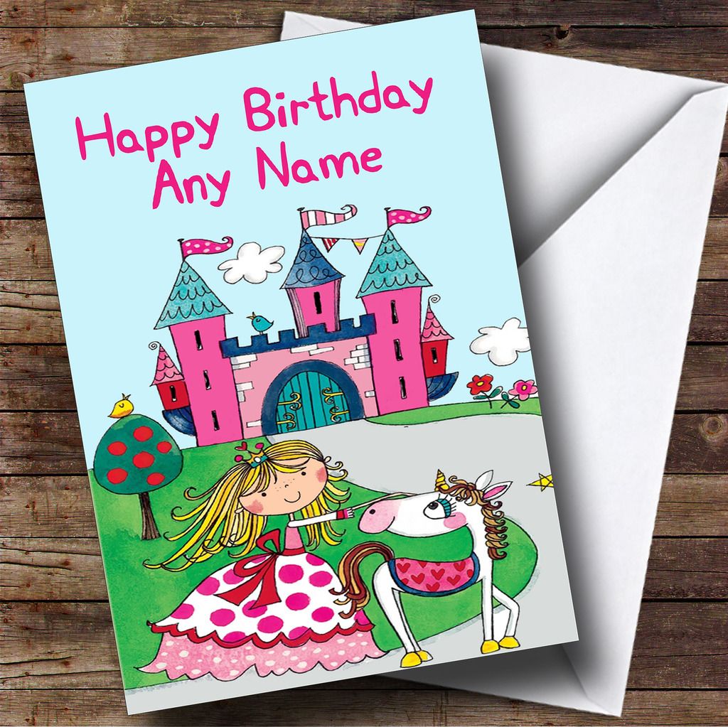 children's birthday card personalized lots of designs